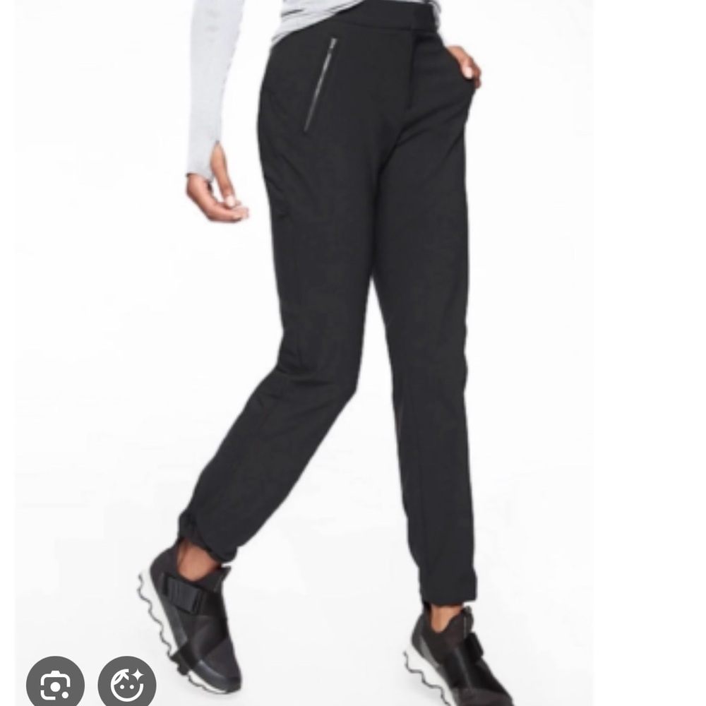 Athleta Black Wanderer Straight Pant NWT